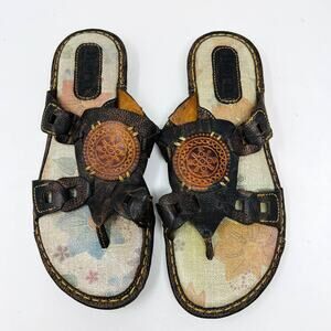 BOC Born Leather Sandal Thong Casual Outdoor Rough Sole - 8